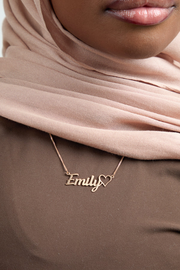 Heart Name Necklace