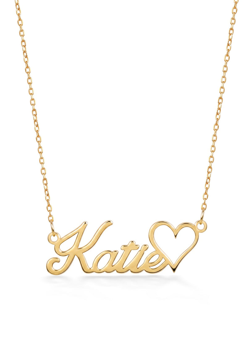 Heart Name Necklace