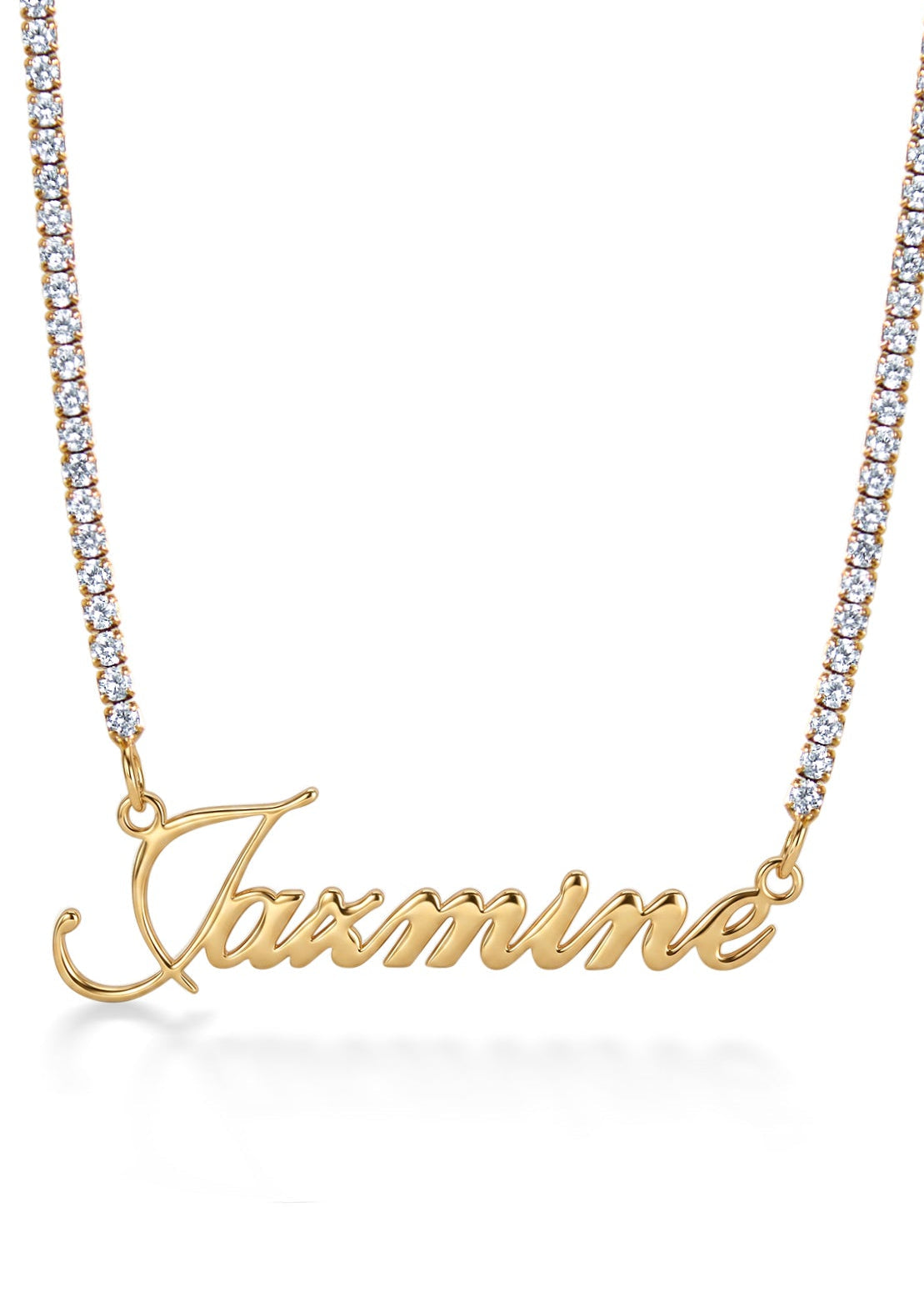 Tennis Name Necklace