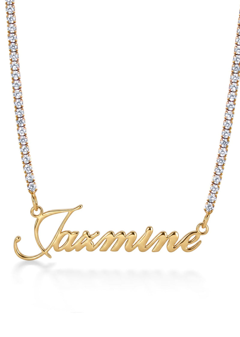 Tennis Name Necklace