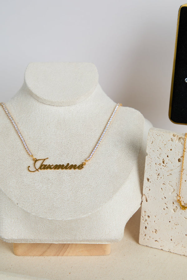 Tennis Name Necklace