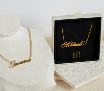 Butterfly Name Necklace
